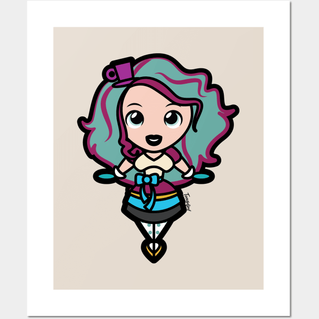 Madeline Hatter Tooniefied Wall Art by Tooniefied